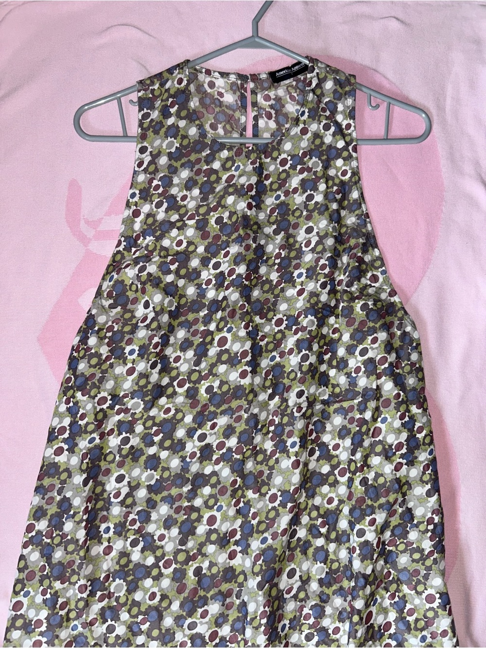 Vintage American Apparel Floral A-Line Dress